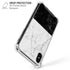 Marble Split iPhone XS Max Clear Case